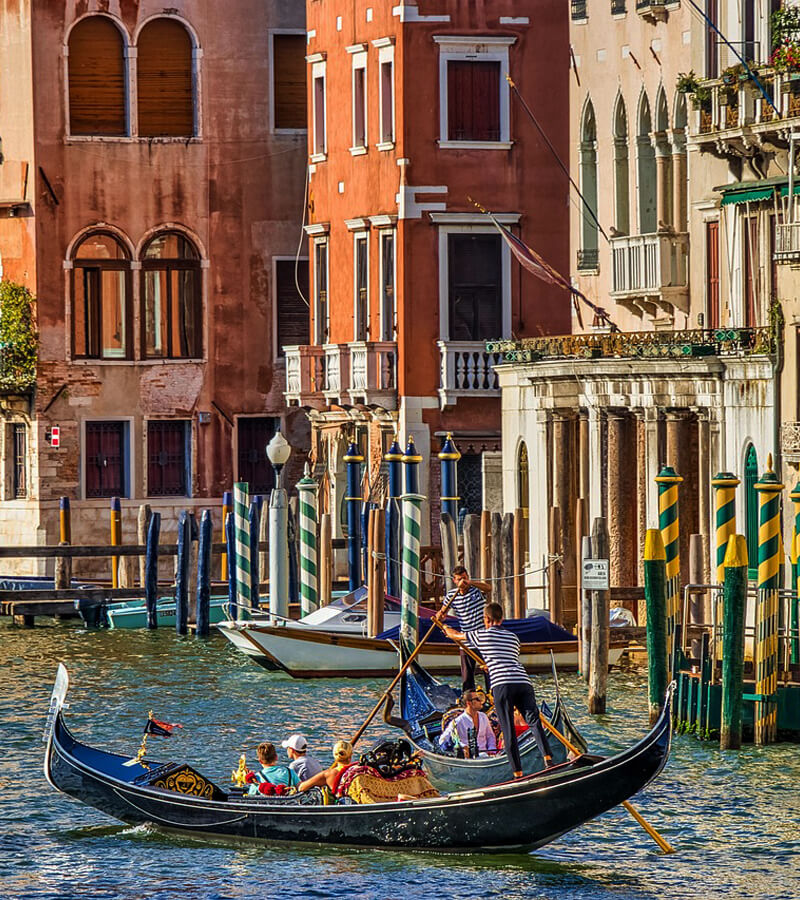 Gondelfahrt in Venedig auf Canale Grande