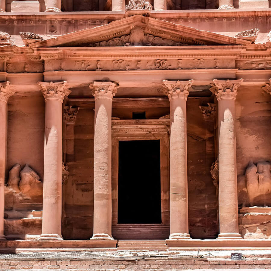 Tempel in der Felsenstadt von Petra