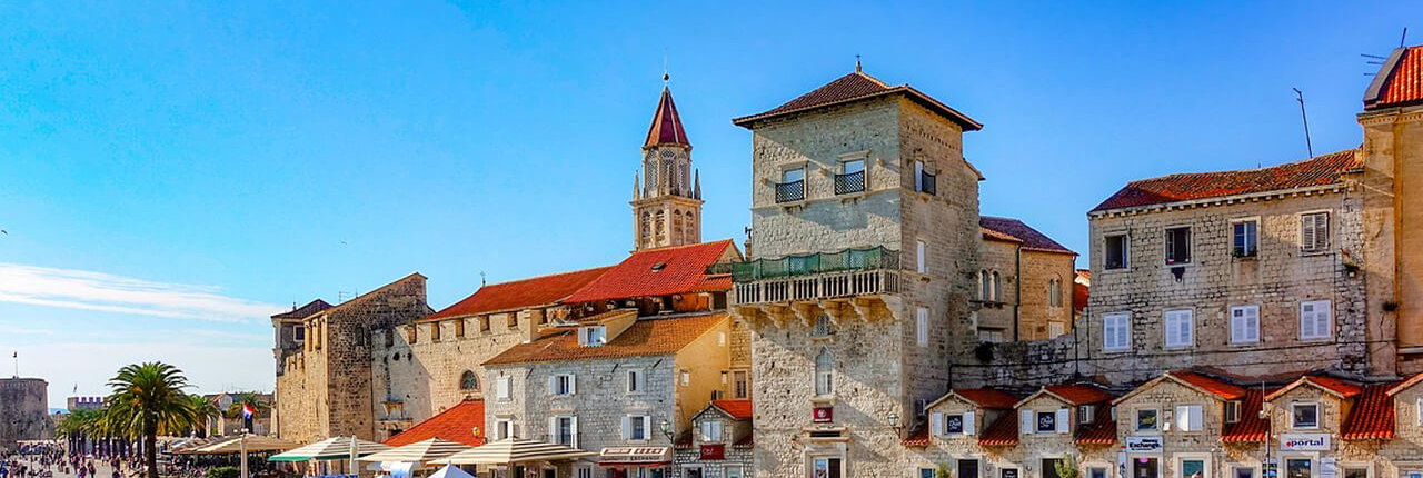 Blick auf die Altstadt von Trogir