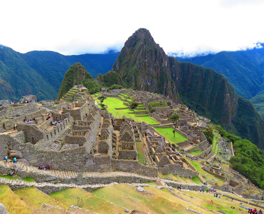 Blick auf Machu Picchu in Peru
