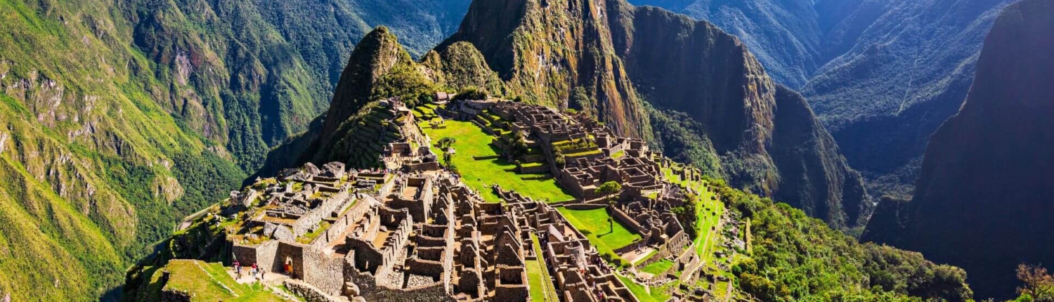 Blick auf Machu Picchu Blick auf Machu Picchu
